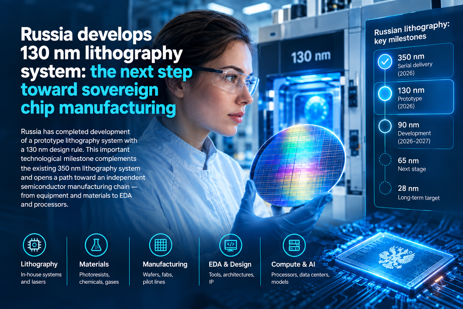 Russia's 130 nm Lithography: The Quiet Reconstruction of the Semiconductor Stack